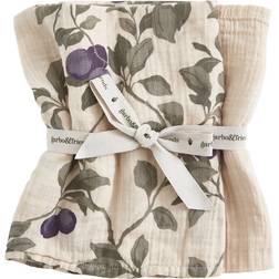 Garbo&Friends Plum Muslin Blanket Small 2 Pieces 60x60 cm