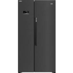Beko Pro HarvestFresh ASL1442VPZ Fridge Freezer Black, Grey, Silver