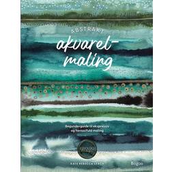 Abstrakt akvarelmaling Kate Rebecca Leach 9788776190774 (Indbundet, 2024)