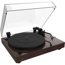 Fluance RT82 Reference High Fidelity Vinyl Turntable Record Player with Ortofon OM10 Cartridge Speed Control Motor High Mass MDF Wood Plinth
