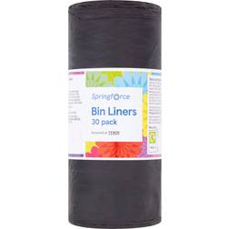 Springforce Bin Liners 30 Pack 13.21gal