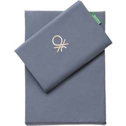 Benetton Tevere Dark Set 150 x 240 cm Set of 2 Duvet Cover Blue