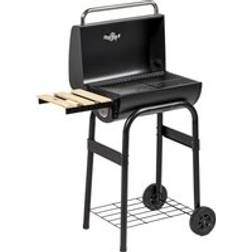 OutSunny Outdoor Wheeled Charcoal Barbecue Grill Trolley
