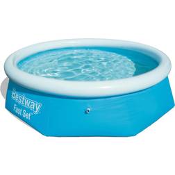 Bestway Fast Set Oppusteligt Badebassin 244x66 cm Rund 57265