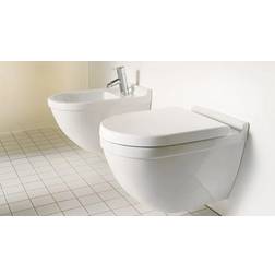 Duravit 2280150000 Wall Mount Bidet, Medium, White Alpin