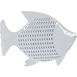 BigBuy Home Fish White Prydnadsfigur