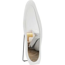 Homcom Irregular Full Length with Velvet Frame 160 x 50 cm Floor Mirror