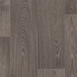 B&Q Brown Wood Effect Anti-Slip Vinyl Flooring 2.8mm Cushion
