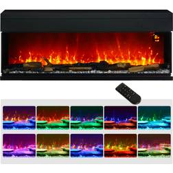 Homcom Electric Wall Mounted Fireplace 152.4cm