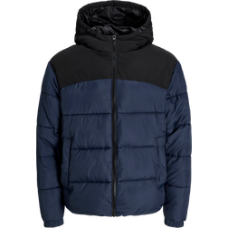 Jack & Jones Moon Puffer Jacket - Blue/Navy Blazer