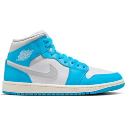 Nike Air Jordan 1 Mid W - Dark Powder Blue/White/Sail/Neutral Grey