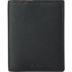 Loro Piana Leather Passport Cover - Black