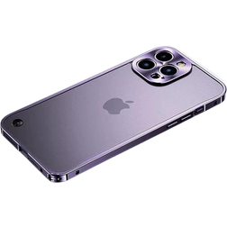 JZFDCLF Metal Frame Seahorse Buckle Hard Case for iPhone 11 Pro Max