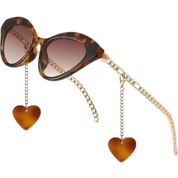 Mutyne Cat Eye Sunglasses Brown