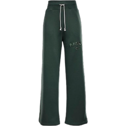 Nike Sportswear Phoenix Fleece Women's High Waisted Wide Leg Logo Pants - Vintage Green