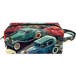VAPOKF Microfiber Leather Cosmetic Bag - Multi
