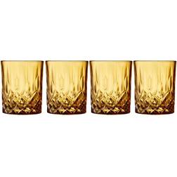 Lyngby Glas Sorrento Amber Whiskyglas 32cl 4Stk.