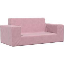 vidaXL 2-Personers Sofa Til Børn Blødt Plys