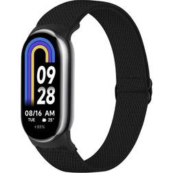 INF Xiaomi Mi Band 8 Vävd Rem Svart