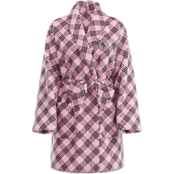 Victoria's Secret Short Cozy Robe - Pretty Blossom Fave Plaid