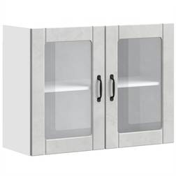 vidaXL Lucca Concrete Grey Vægskab 80x60cm