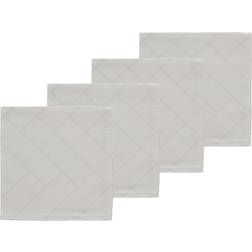 Södahl Tiles Light 4 stk Stofserviet Grå (45x45cm)