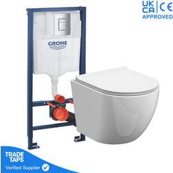 Grohe Rimless Wall Hung Toilet Pan 1.13M