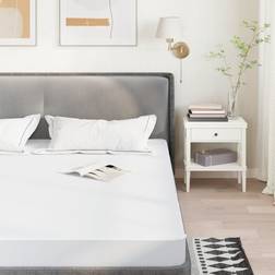 vidaXL Protector White 140x190 cm Waterproof Mattress Cover White (190x140cm)