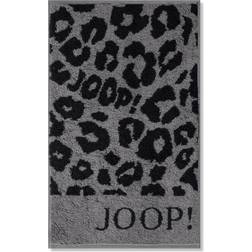 Joop! Leo Allover 30 x 50 cm Graphit Gæstehåndklæde Grå