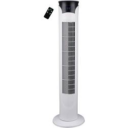 Amos White Tower Fan 32 Inch