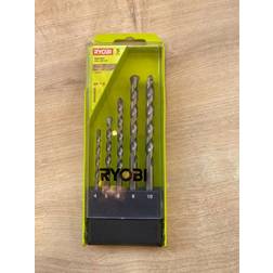 Ryobi 5 Piece Straight Masonry Drill Bit Set