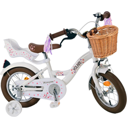 Volare Blossom Children's Bicycle 14" - White Kids Bike