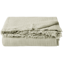 Åhléns Home Muslin Sängöverkast Grön (240x180cm)