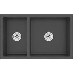 vidaXL Kitchen Sink Drop-in Utility Inset Sink