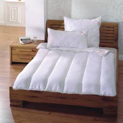 Bestlivings Mikrofaser Bettdecke 135x200 cm Weiß Daunendecke (200x135cm)