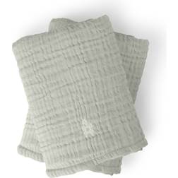 Sebra Skötbädd 2-pack Muslin Grön