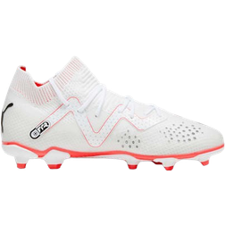 Puma Youth Future Pro FG/AG - White/Black/Fire Orchid