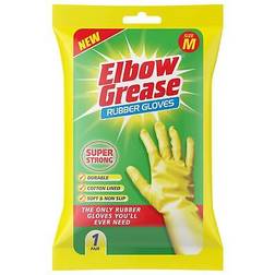 Elbow Grease Super Strong Rubber Cleaning Gloves Yellow