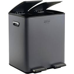 Charles Bentley Double Compartment Grey Kitchen Bin