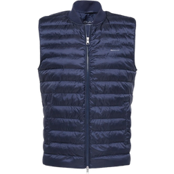 Gant Pilot Style Lightweight Padded Vest - Evening Blue