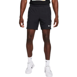 Nike Court Advantage Men's Dri FIT 7" Tennis Shorts - Black/White