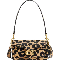 Coach Tabby Shoulder Bag 20 With Leopard Print - Brass
