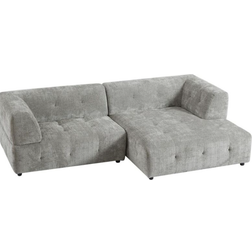Vente-unique Structured Grey Sofa 152cm 4-Sitzer