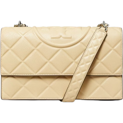 Tory Burch Fleming Convertible Shoulder Bag - Vanilla Soft Serve