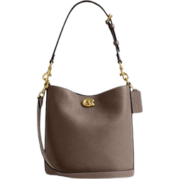 Coach Willow Soft Bucket Bag 19 - Brass/Dark Stone