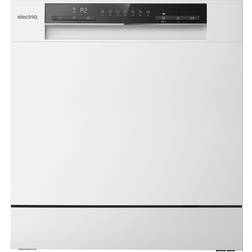 ElectrIQ 8 Place Settings Table Top Dishwasher White