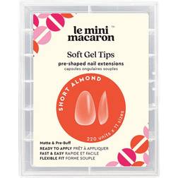 Le Mini Macaron Gel Tips Short Almond - Unisex 220 pz
