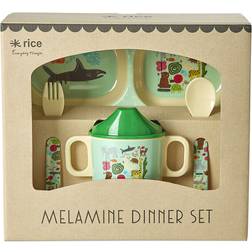 Rice Middagsset Melamin 4 st