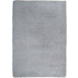 vidaXL Shaggy Area Rug 240 x 340 cm High Pile Silver Grey Grey, Silver