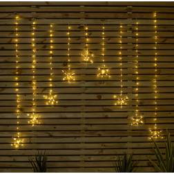 Samuel Alexander FlexiBrights Christmas Snowflake Curtain Lights 1.2m x 1.2m Christmas Lighting